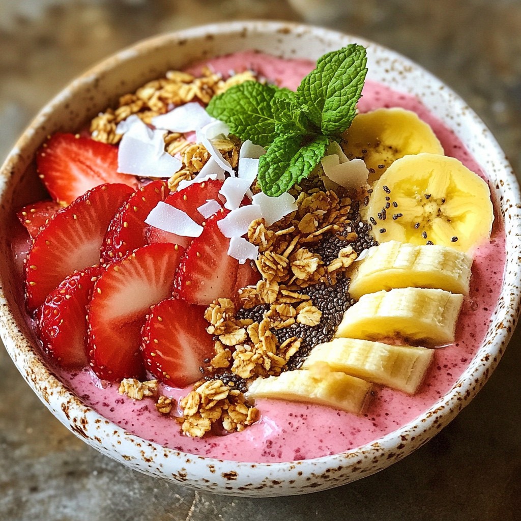 Tropical Acai Bowl Fresh and Flavorful Delight