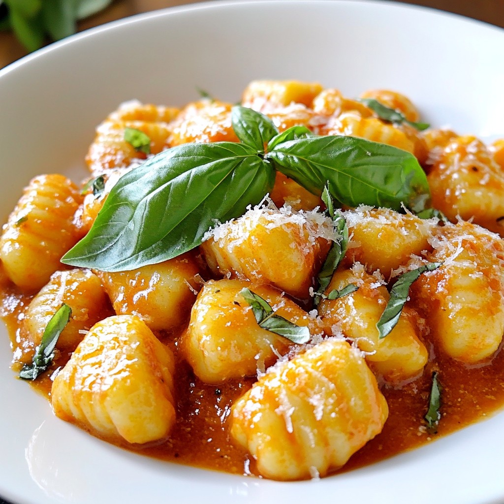 Creamy Tomato Basil Gnocchi Rich and Flavorful Delight