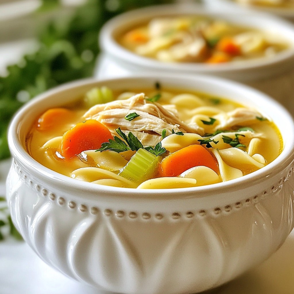 Instant Pot Chicken Noodle Soup Comforting and Quick