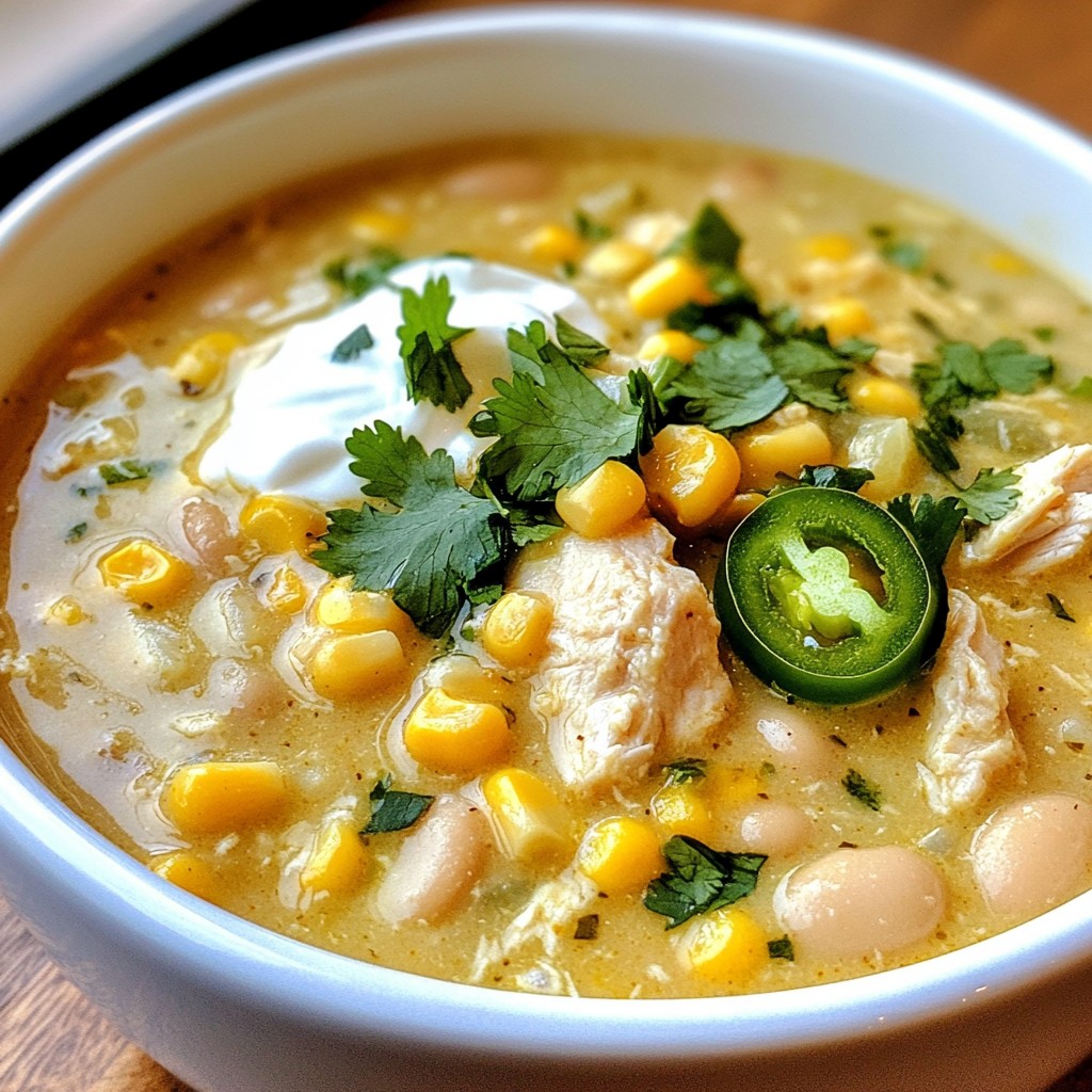 White Chicken Chili Flavorful and Simple Recipe