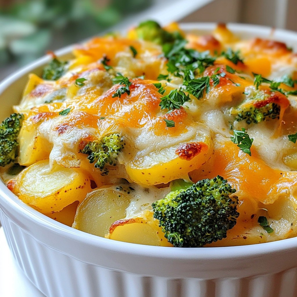 Vegetable Potato Casserole with Chicken Sausage Delight