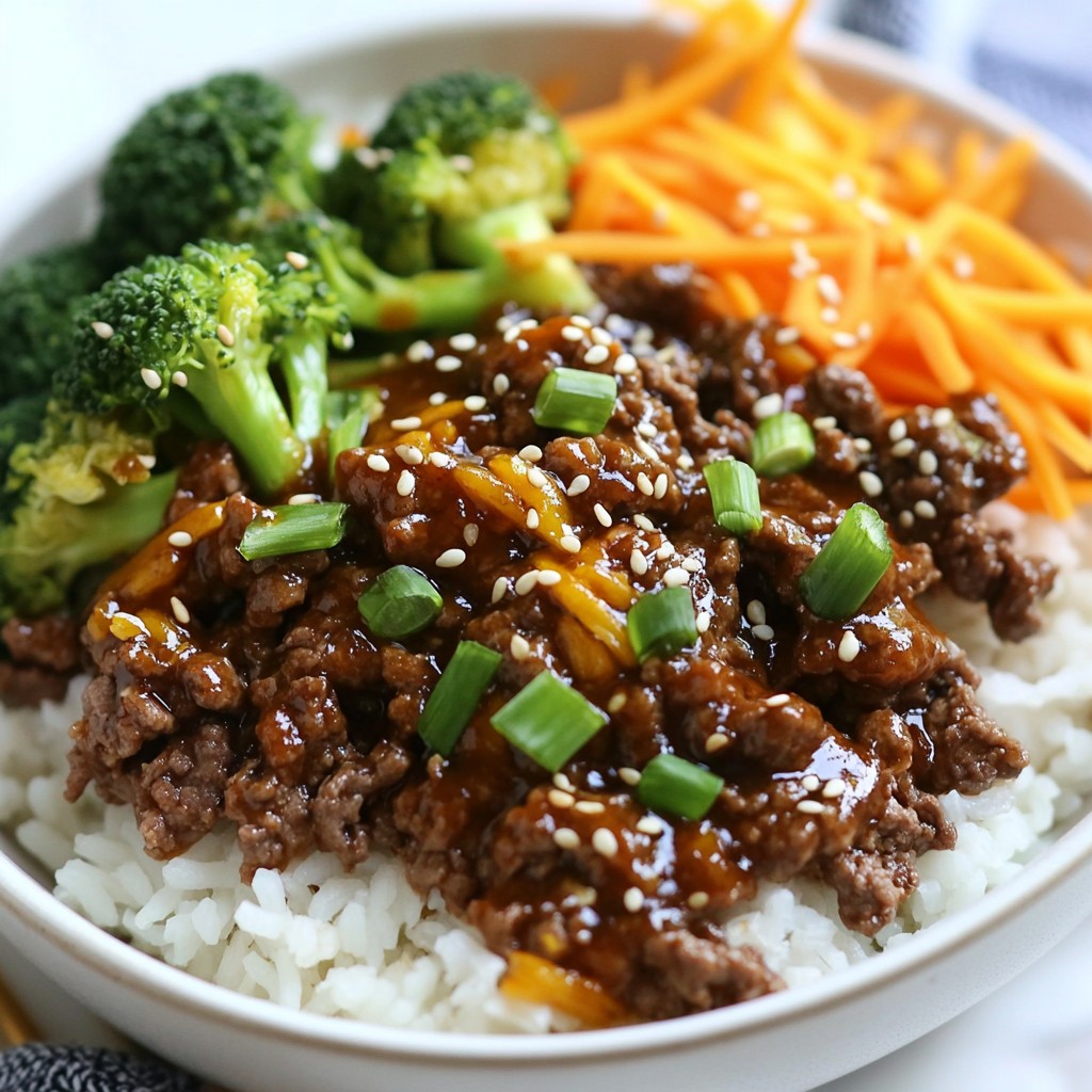 Spicy Korean Beef Bowls Flavorful and Simple Recipe