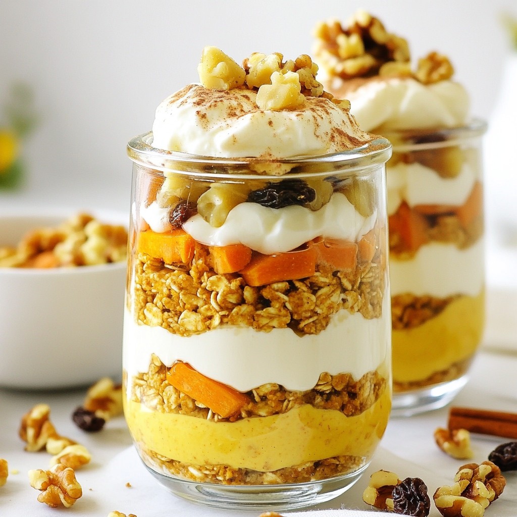 Carrot Cake Overnight Oats Delightful and Nutritious