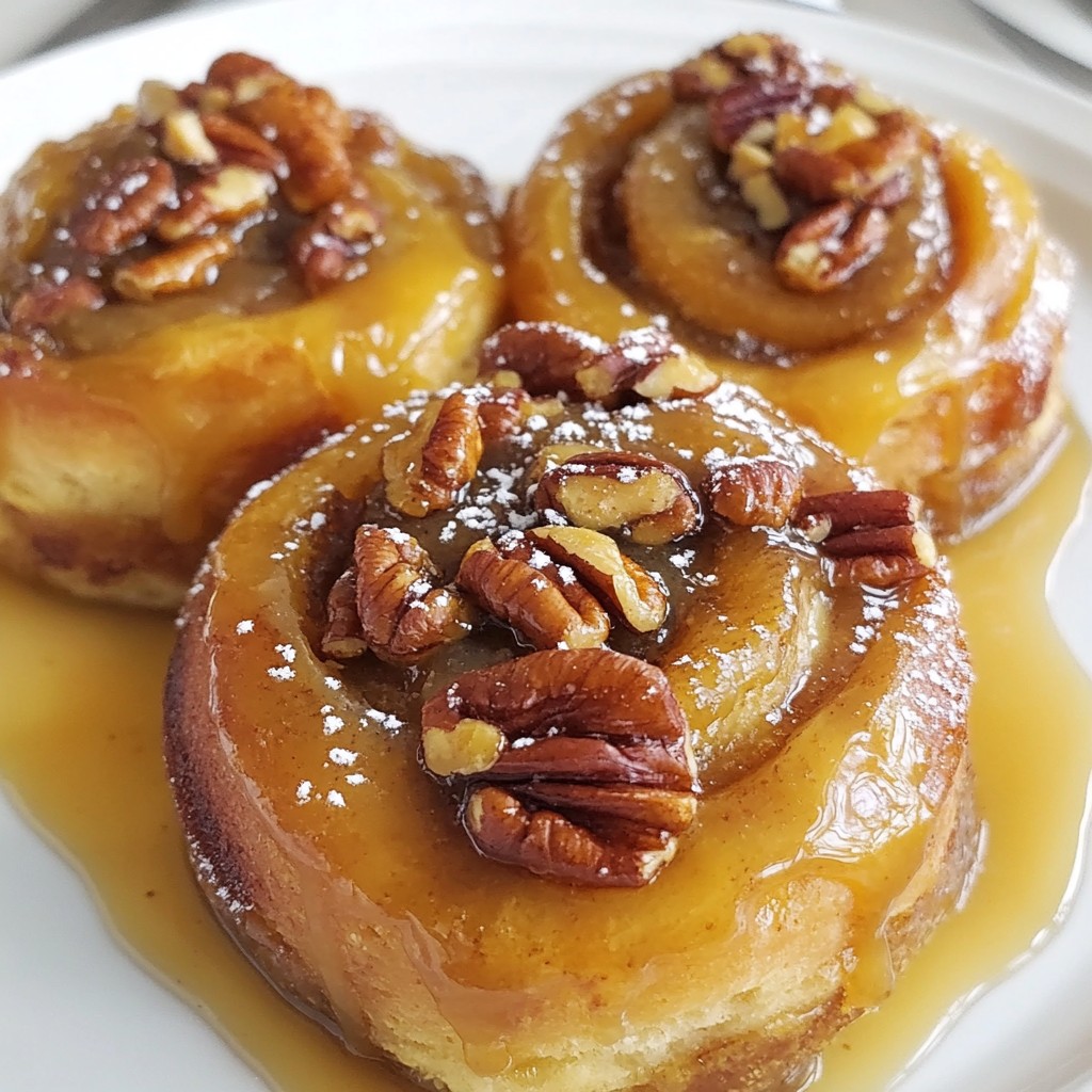 Caramel Pecan Sticky Buns Delightful and Easy Recipe