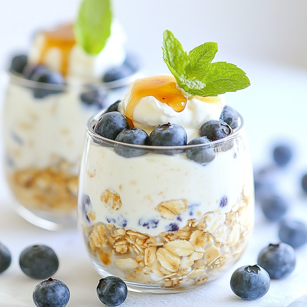 Blueberry Cheesecake Overnight Oats Delightful Recipe