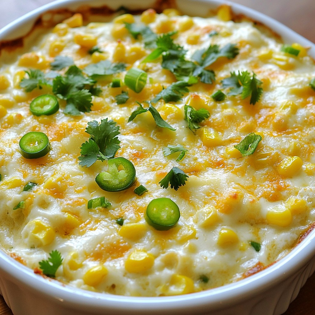 Cheesy Mexican Street Corn Dip Savory Party Treat