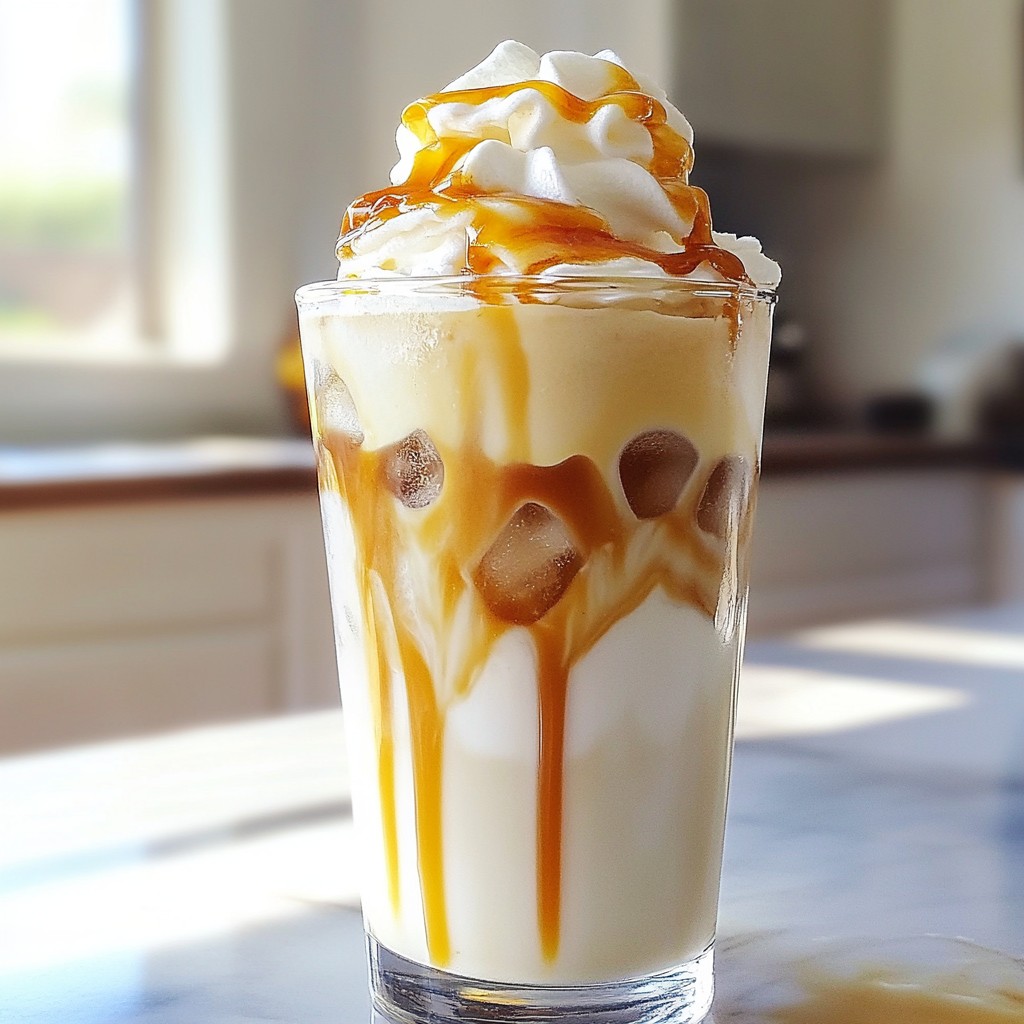 Iced Caramel Macchiato Copycat Simple and Sweet Recipe