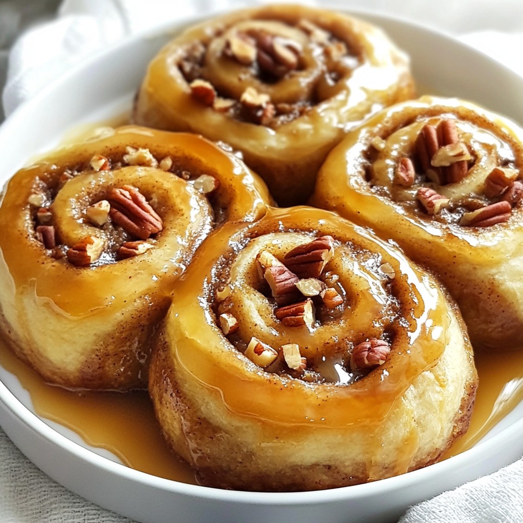 Caramel Pecan Cinnamon Rolls Irresistible Treat Recipe
