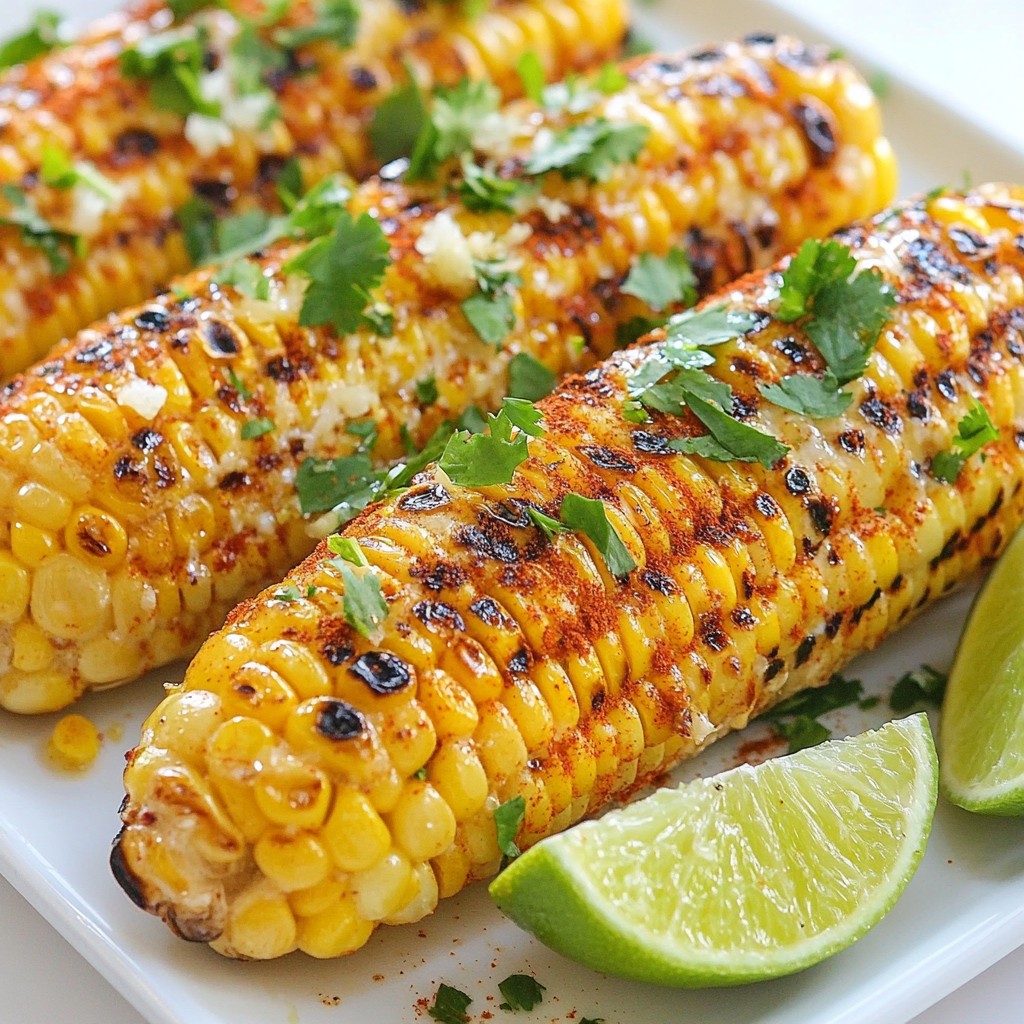 Chili Lime Grilled Corn Fresh and Flavorful Delight