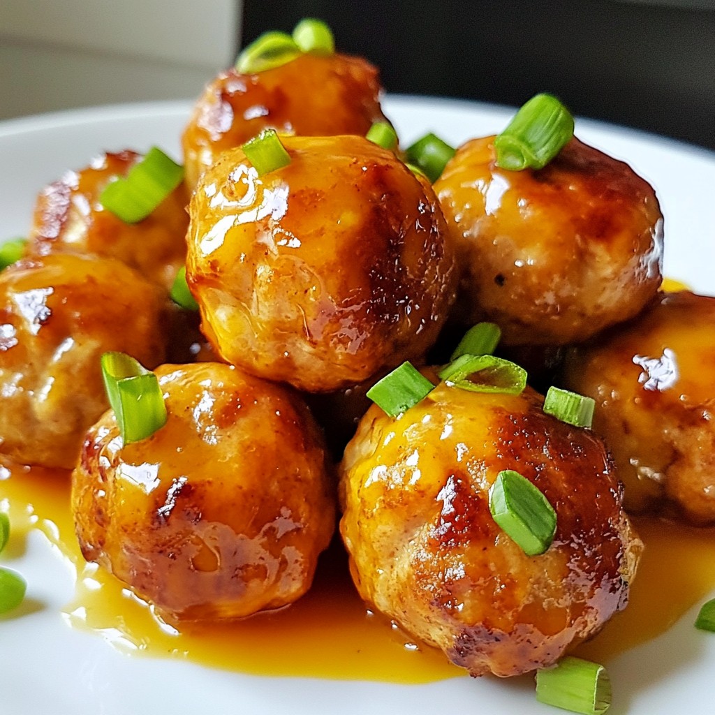 Savory Orange Glazed Turkey Meatballs Recipe Guide