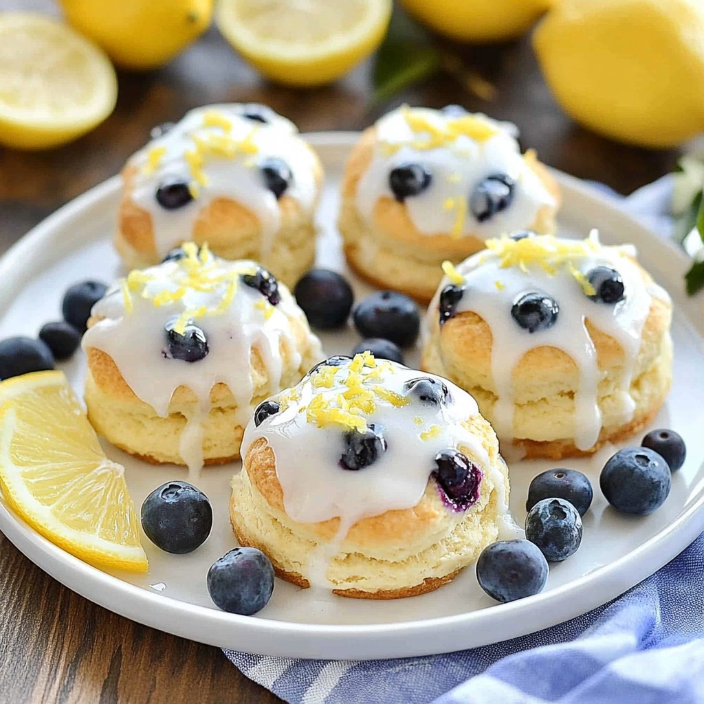 Lemon Blueberry Scones Delightful and Easy Recipe