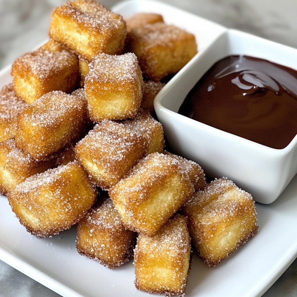 Cinnamon Sugar Churro Bites Tasty and Simple Treat