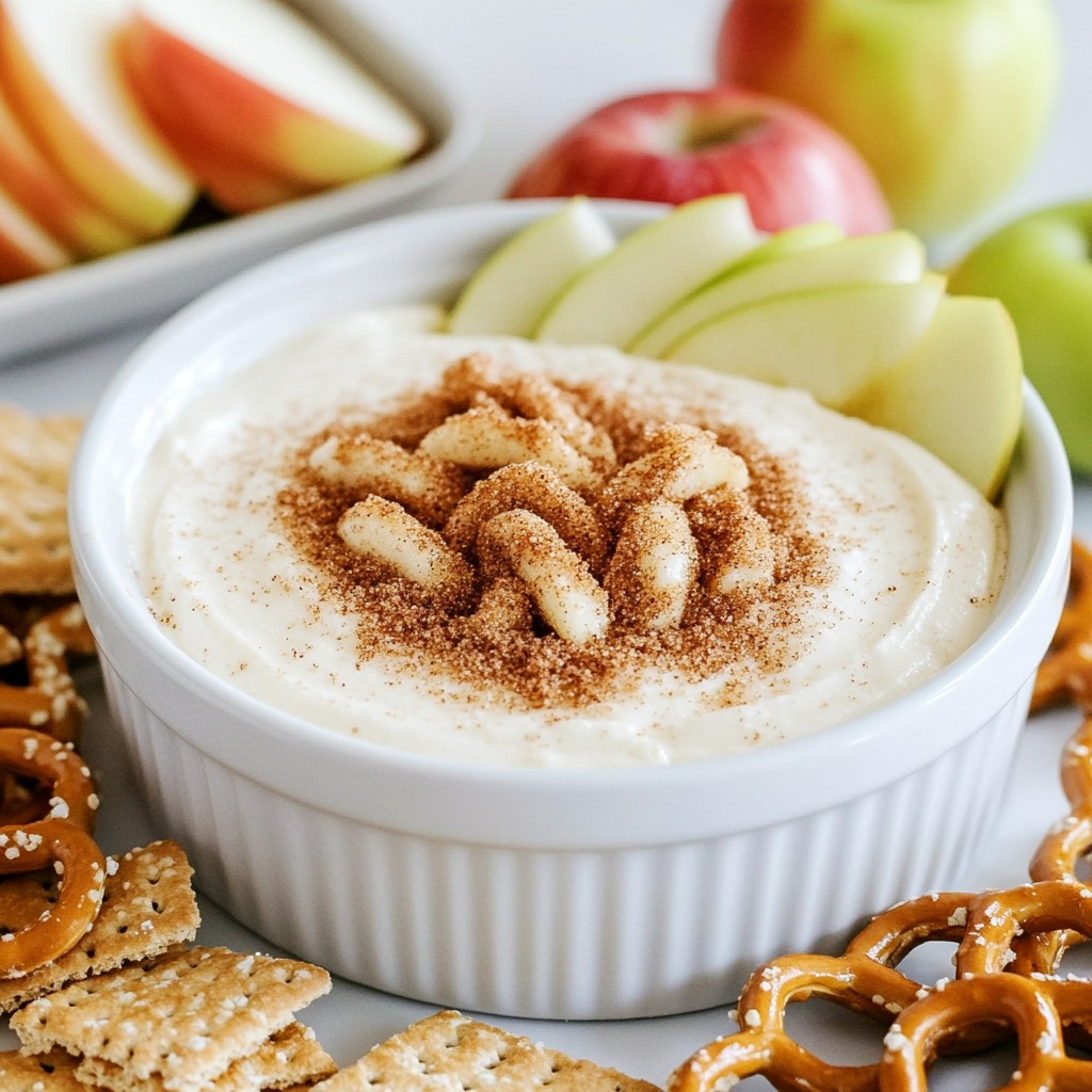 Snickerdoodle Cheesecake Dip Creamy and Simple Treat