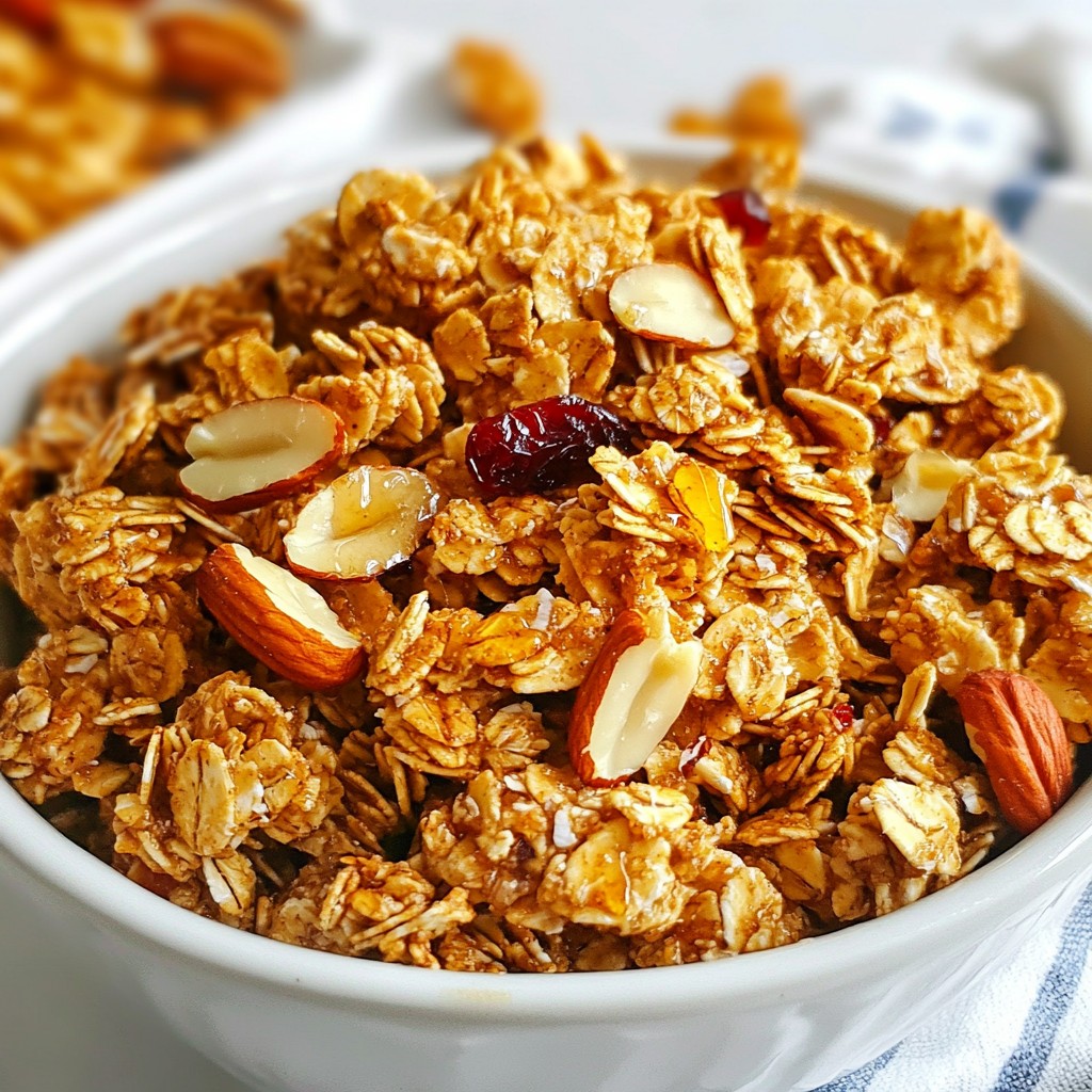Maple Pecan Granola Clusters Easy and Tasty Snack