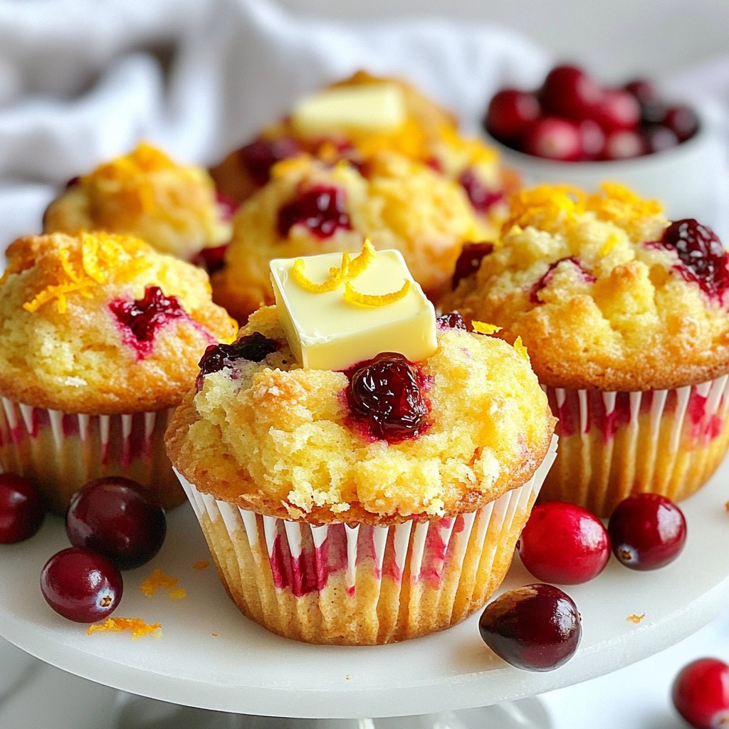 Orange Cranberry Muffins Delightful Morning Treat