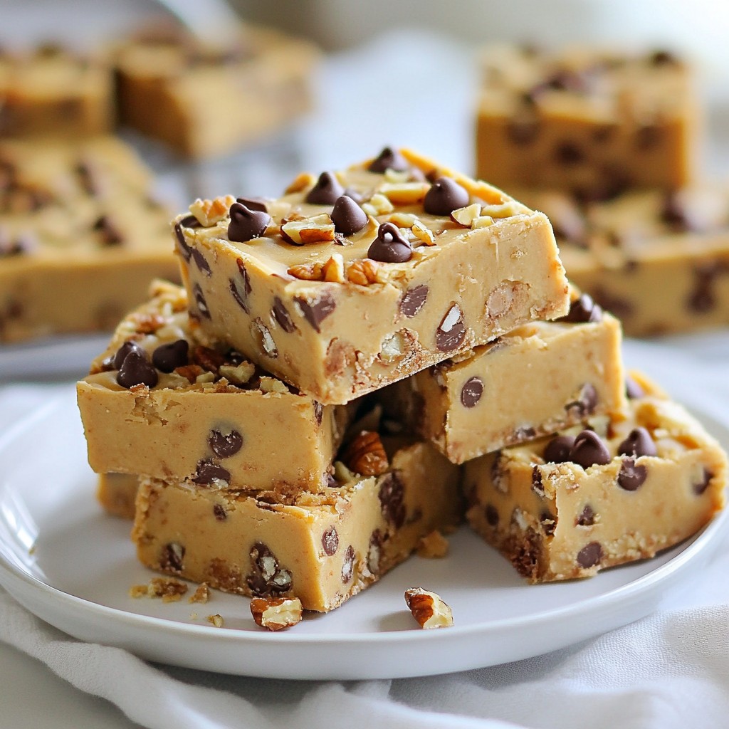 No-Bake Cookie Dough Bars Simple and Delicious Treat