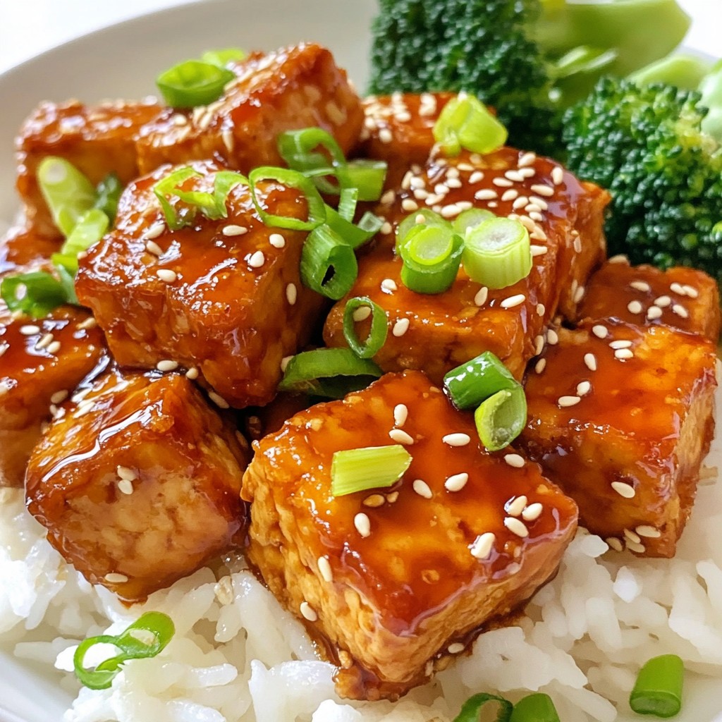 Baked Teriyaki Tofu Crispy and Flavorful Delight