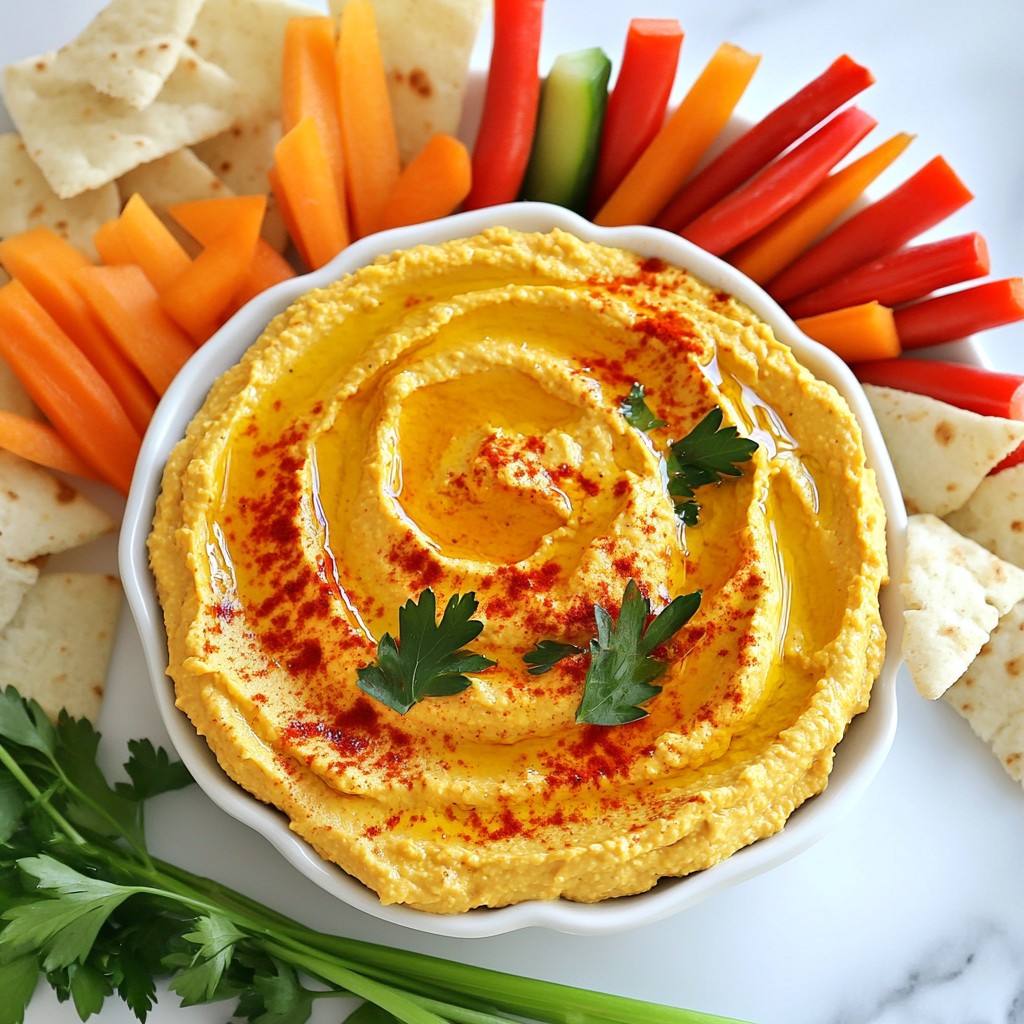 Roasted Red Pepper Hummus Easy and Flavorful Recipe
