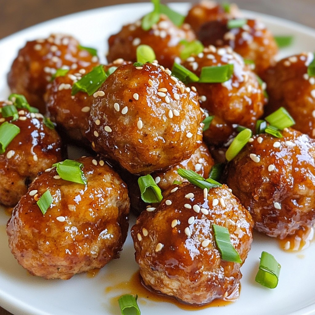Teriyaki Glazed Meatballs Flavorful and Easy Recipe